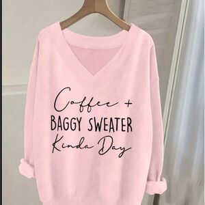 Pink Baggy Sweatshirt
